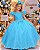 Vestido Ysa Kids Ariane Longo Azul Tifanny - Imagem 1