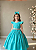 Vestido Ysa Kids Ariane Longo Verde Tifanny - Imagem 1