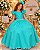 Vestido Ysa Kids Ariane Longo Verde Tifanny - Imagem 1
