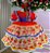 Vestido Bella Child Junino Forró Junino Vermelho - Imagem 1