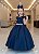 Vestido Ysa Kids Ariane Longo Azul Marinho - Imagem 2