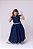 Vestido Ysa Kids Ariane Longo Azul Marinho - Imagem 5