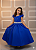 Vestido Ysa Kids Ariane Longo Azul Royal - Imagem 1
