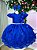 Vestido Marie Jardim Encantado Luxo Azul Royal - Imagem 1