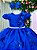 Vestido Marie Jardim Encantado Luxo Azul Royal - Imagem 4