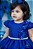 Vestido Marie Jardim Encantado Luxo Azul Royal - Imagem 2