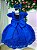 Vestido Marie Jardim Encantado Luxo Azul Royal - Imagem 4