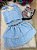Conjunto Blogueirinha Clarissa Azul Bebe - Imagem 6