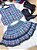 Conjunto Junino Miss Cherry Melissa Xadrez Azul Bebe - Imagem 6
