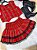 Conjunto Junino Miss Cherry Melissa Xadrez Vermelho - Imagem 6
