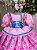 Vestido Bella Child Junino Quermesse Chique Rosa Bebe - Imagem 3