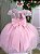 Vestido Infantil Menina Bonita Beatriz Rosa Bebe - Imagem 6