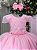 Vestido Infantil Menina Bonita Beatriz Rosa Bebe - Imagem 2