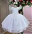 Vestido Infantil Menina Bonita Leila Branco - Imagem 1