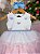 Vestido Vila Lele Bebe Lolo Saia Rosa e Azul - Imagem 2