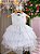 Vestido Vila Lele Bebe Lolo Saia Branca - Imagem 1
