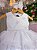 Vestido Vila Lele Bebe Lolo Saia Branca - Imagem 2