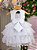 Vestido Vila Lele Bebe Lolo Saia Branca - Imagem 4