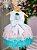 Vestido Vila Lele Bebe Lolo Saia Verde e Rosa - Imagem 4