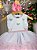 Vestido Vila Lele Bebe Lolo Saia Verde e Rosa - Imagem 2