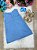 Vestido Blogueirinha Jojo Flor Azul - Imagem 9