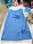 Vestido Blogueirinha Jojo Flor Azul - Imagem 8