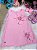 Vestido Blogueirinha Jojo Flor Rosa Bebe - Imagem 7