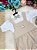 Conjunto Miss Cherry Meninos Bebe Theo Marrom - Bege - Imagem 2