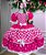 Vestido Junino Mimadine Luxo Cristina - Imagem 1