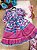Vestido Bella Child Junino Celebração Caipira Pink - Imagem 4