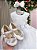 Vestido Vila Lele Bebe Sarah Flores Branco - Imagem 3