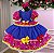 Vestido Junino Mimadine Luxo Samira - Imagem 1
