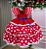 Vestido Bella Child Junino Quermesse do Coração Vermelho - Imagem 7