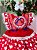 Vestido Bella Child Junino Quermesse do Coração Vermelho - Imagem 5