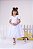 Vestido Infantil Menina Bonita Betania Branco - Imagem 3