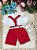 Conjunto Miss Cherry Meninos Social Shorts Ravi Vermelho - Imagem 3