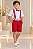 Conjunto Miss Cherry Meninos Social Shorts Ravi Vermelho - Imagem 1