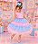 Vestido Ysa Kids Lauren Rosa - Colorido - Candy - Imagem 2