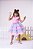 Vestido Ysa Kids Lauren Rosa - Colorido - Candy - Imagem 5