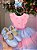 Vestido Ysa Kids Lauren Rosa - Colorido - Candy - Imagem 6