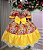 Vestido Marie Junino Quermesse de Luxo Amarelo - Imagem 7