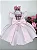 Vestido Banana Club Rosa Bebe Peito Borboletas - Imagem 3