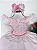 Vestido Banana Club Rosa Bebe Peito Borboletas - Imagem 2