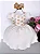 Vestido Banana Club Off com Dourado Peito Flores - Imagem 1