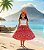 Vestido Temáticos Infantil Luxo Moana Modelo 3 - Imagem 1