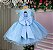 Vestido Marie Bebe Mia Azul Bebe - Imagem 5