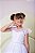 Vestido Infantil Menina Bonita Clarinha Branco - Imagem 5