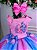 Vestido Tematico Luxo Stitch e Angel Rosa - Imagem 4