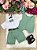 Conjunto Social Miss Cherry Leandro Colete Verde - Imagem 2