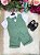 Conjunto Social Miss Cherry Leandro Colete Verde - Imagem 1